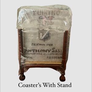 Home Coaster’s With Stand Heavy Stone French Inspired Vintage